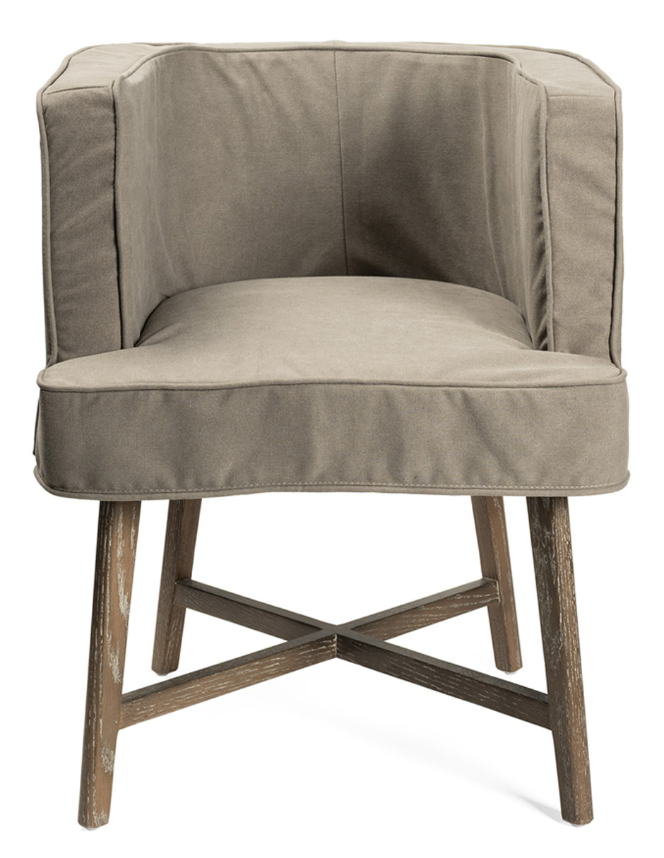 Silla con brazos Cass de madera