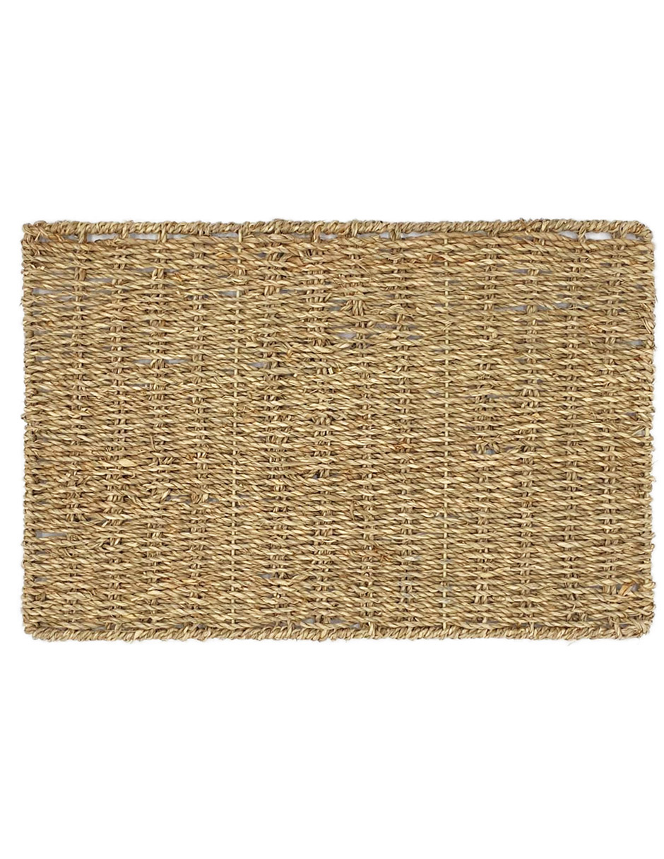 Mantel individual rectangular de alga marina