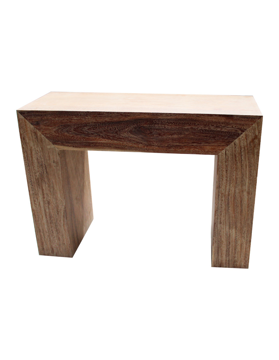 Consola Alpha Dupuis de madera parota