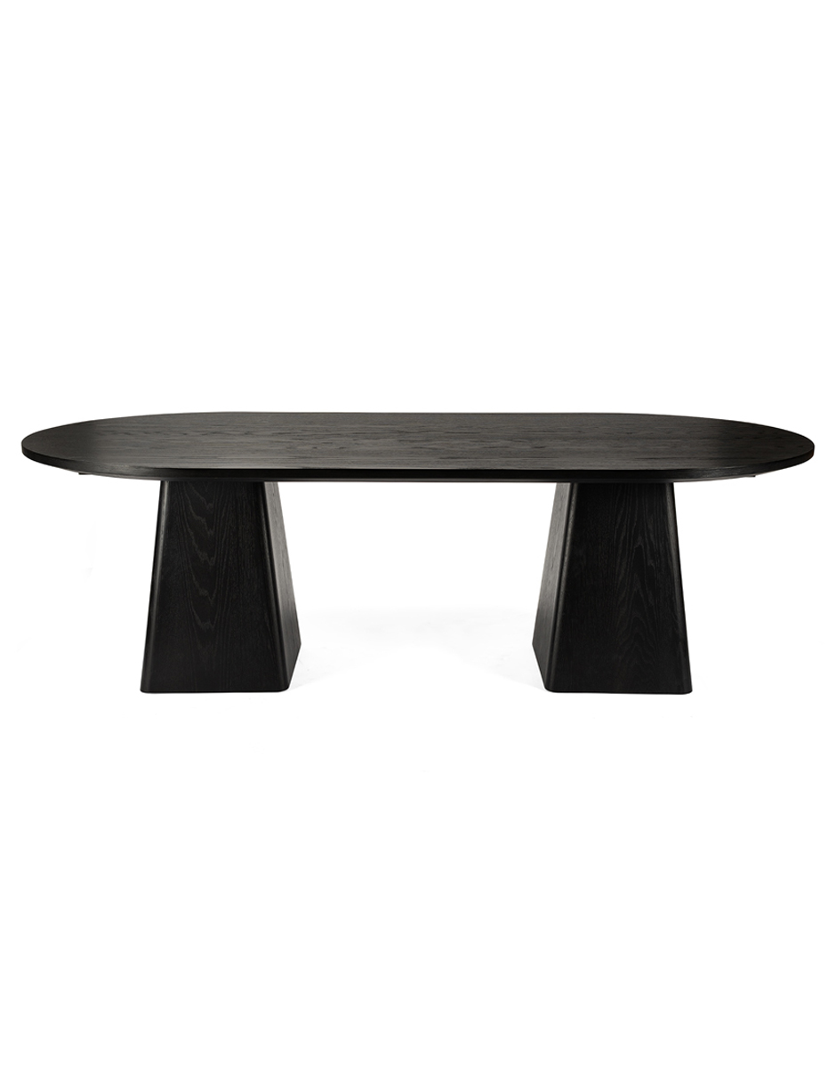 Mesa armable Mara Dupuis de madera encino