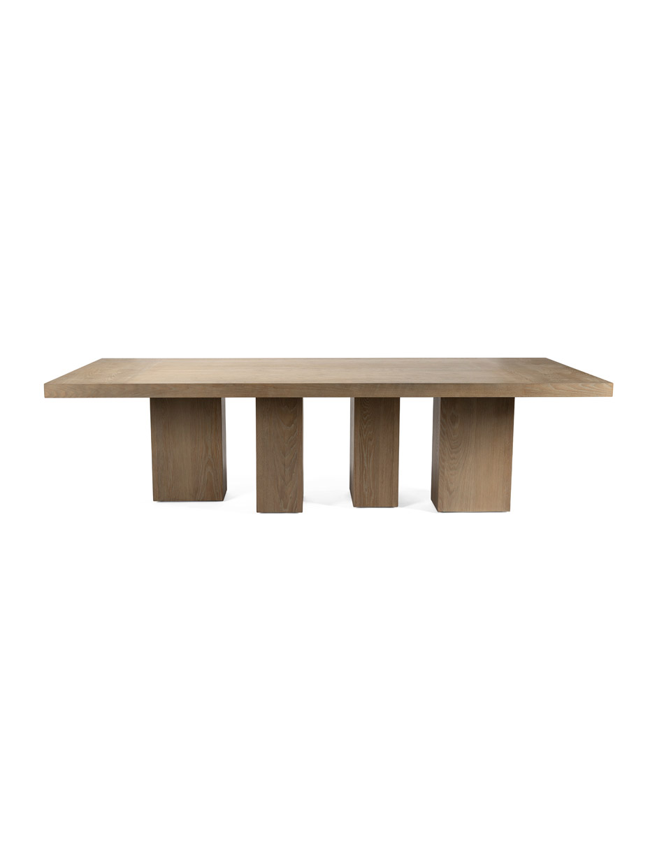 Mesa armable Cora Dupuis de madera encino