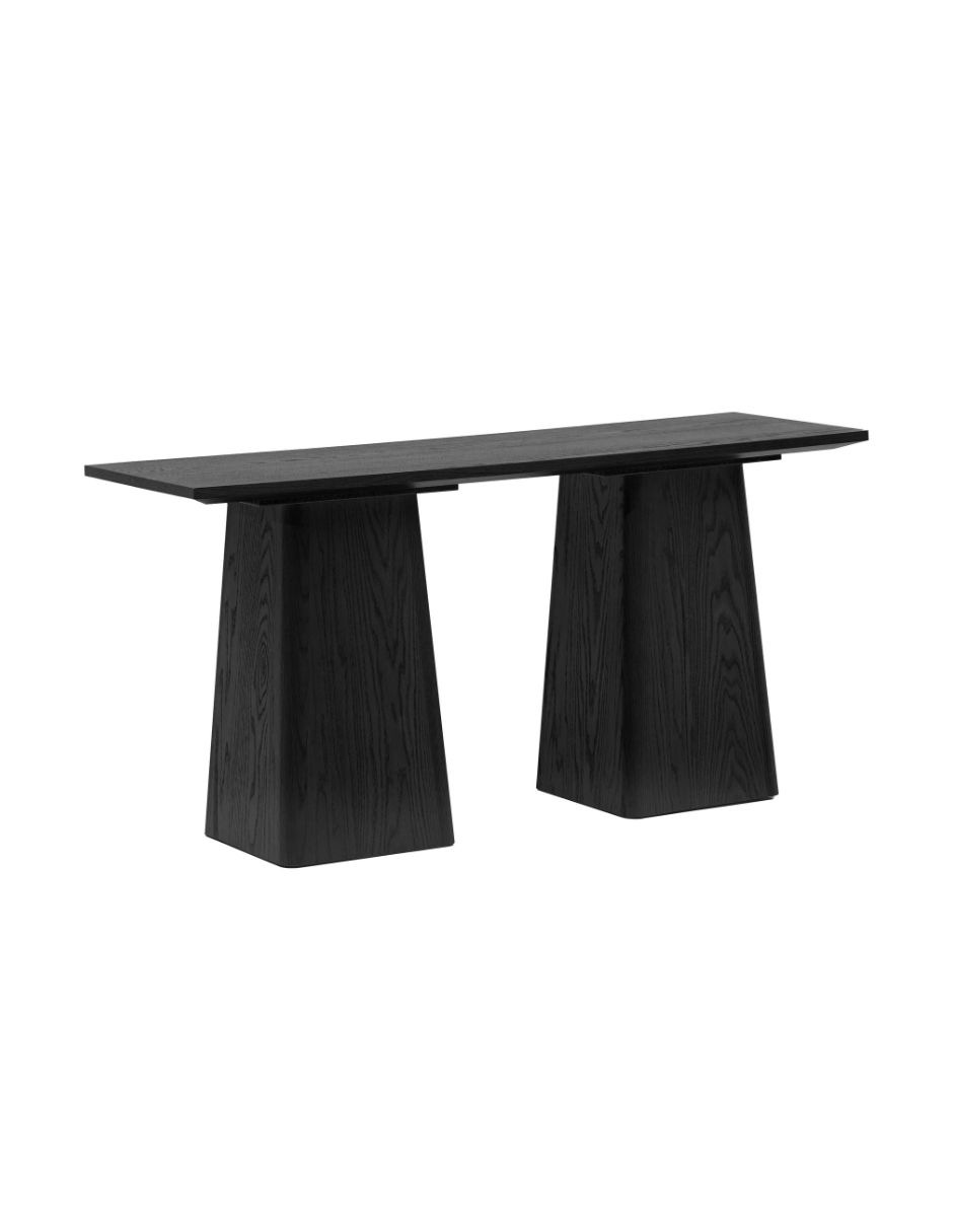 Consola Mara de madera encino