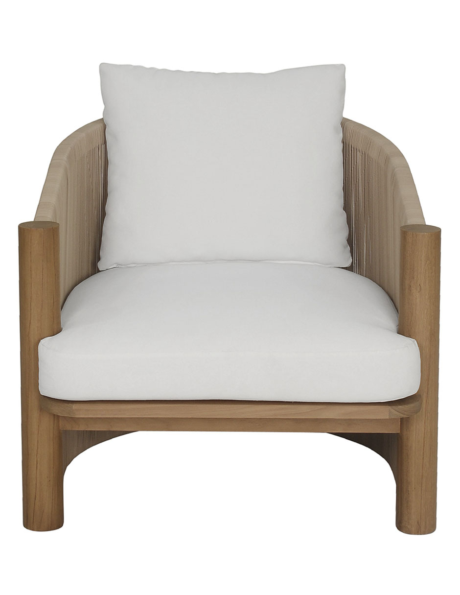 Sofá ocasional de madera