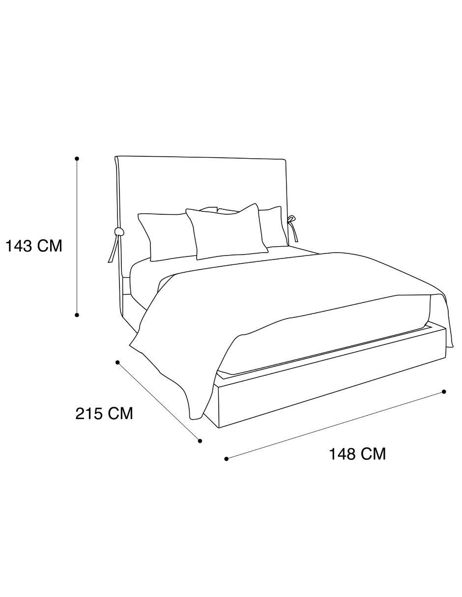 Cama Catalina de madera