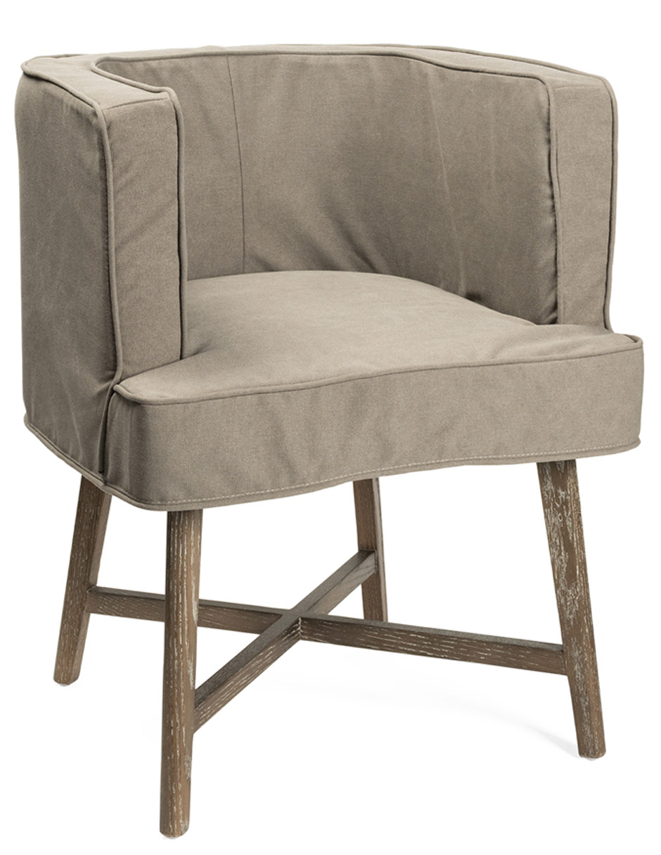 Silla con brazos Cass de madera