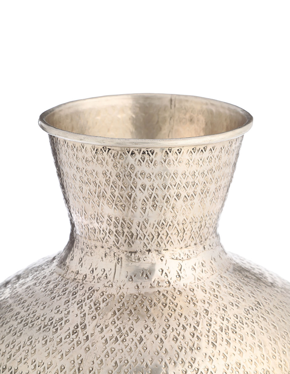 Jarrón Carisia de aluminio
