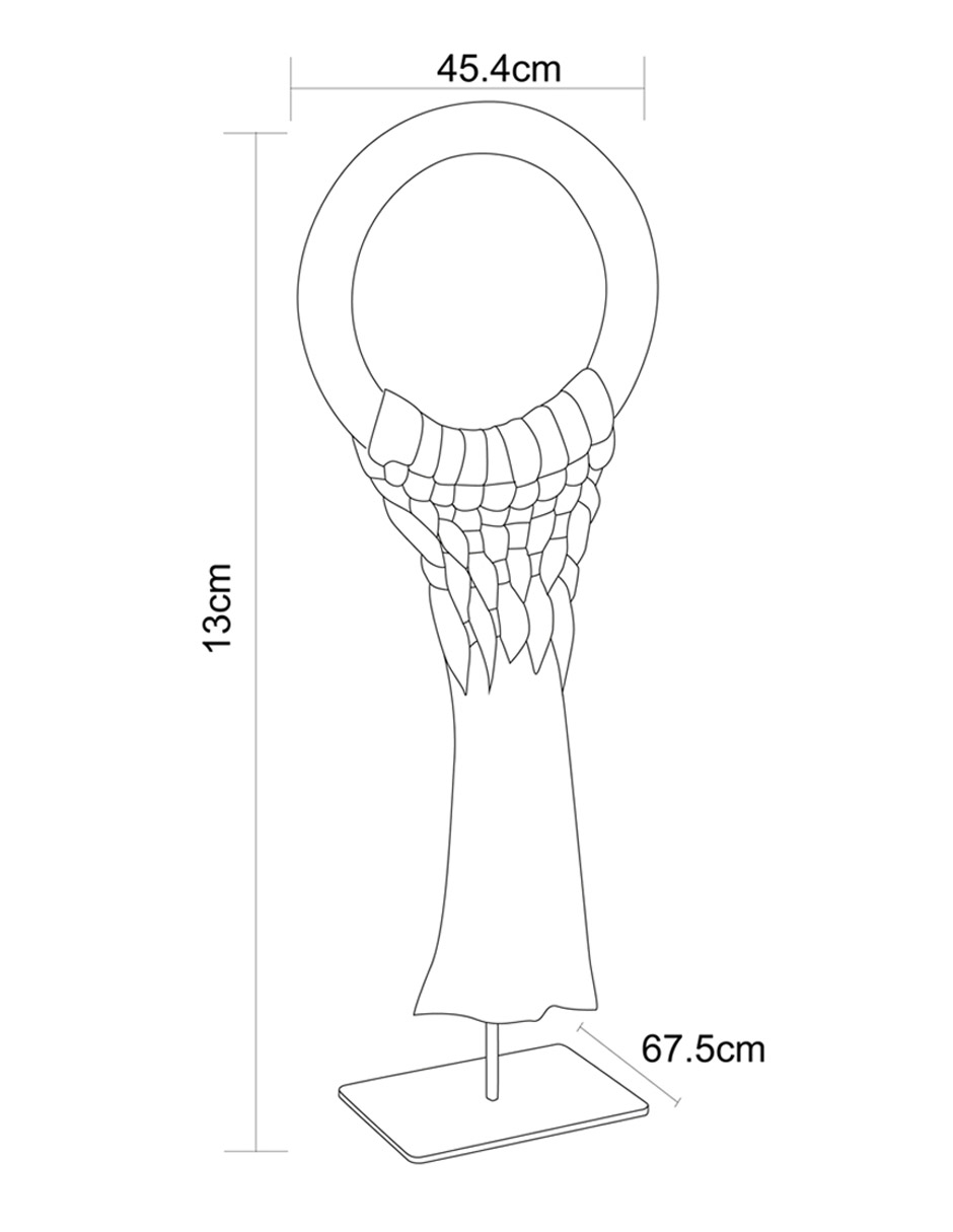 Escultura Atrapabrujas Caral