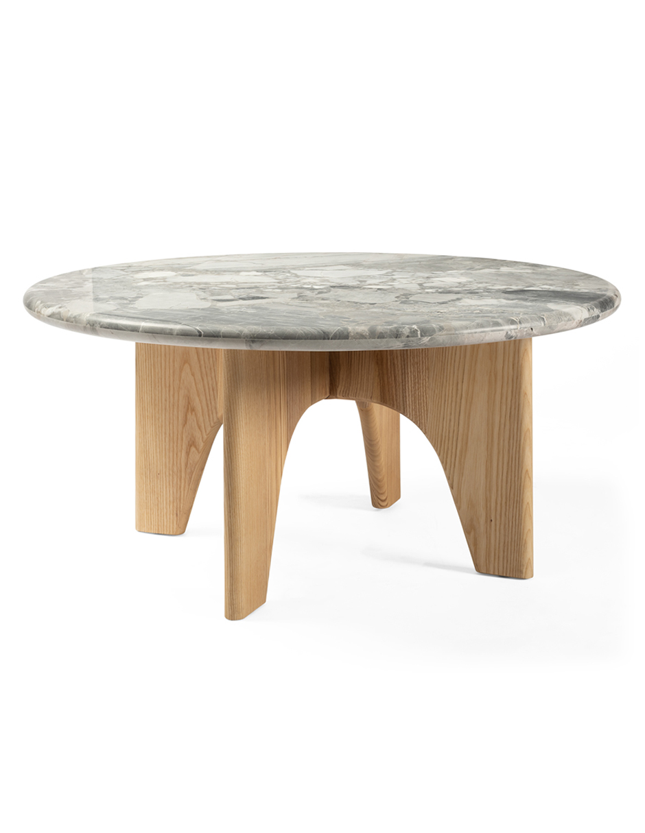 Mesa de centro armable Eva Dupuis de mármol