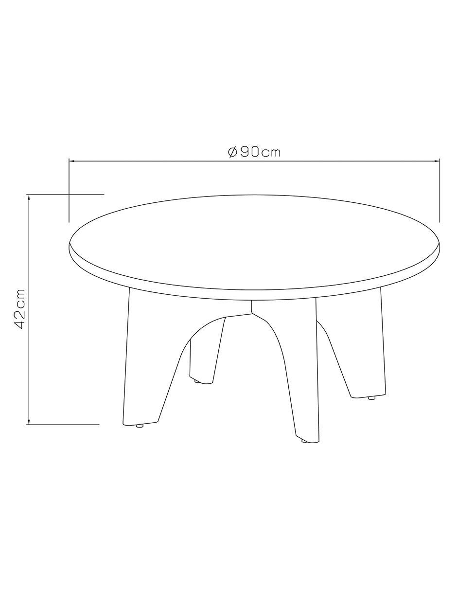 Mesa de centro armable Eva Dupuis de mármol