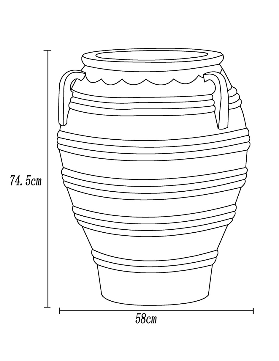 Maceta Frida de terracota
