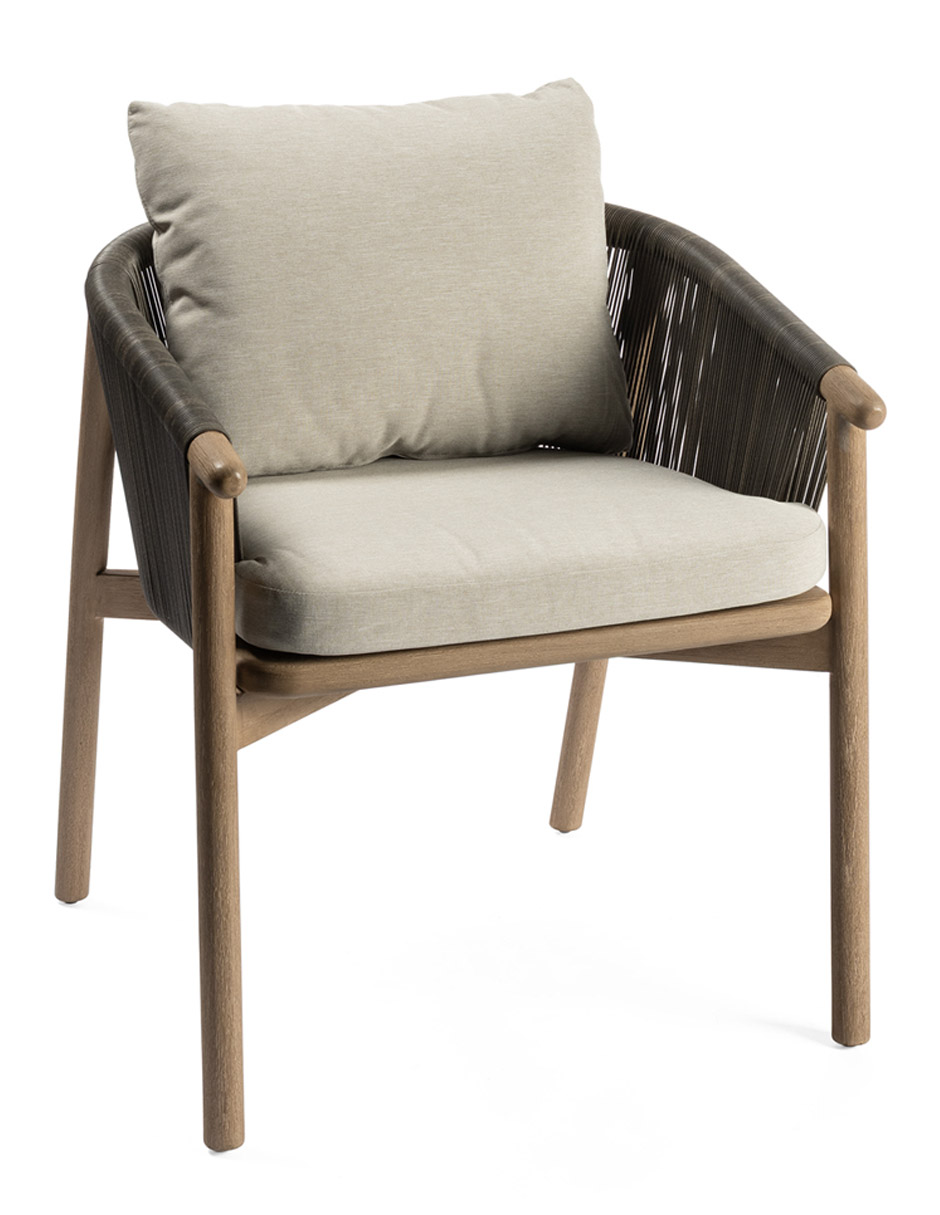 Silla Sara de madera teka