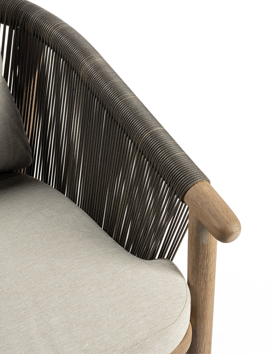 Silla Sara de madera teka