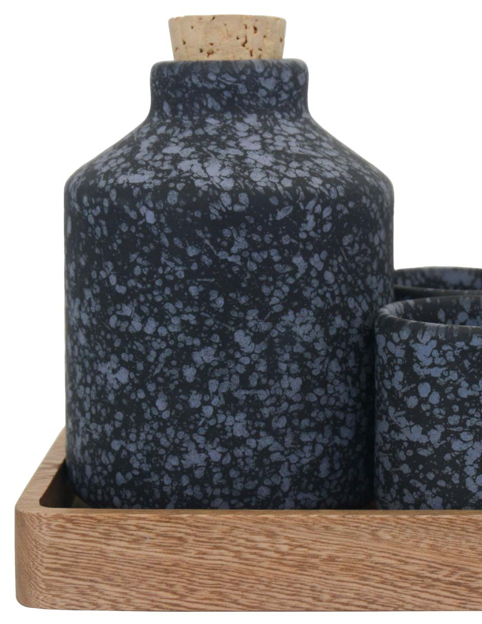 Set mezcalero de cerámica