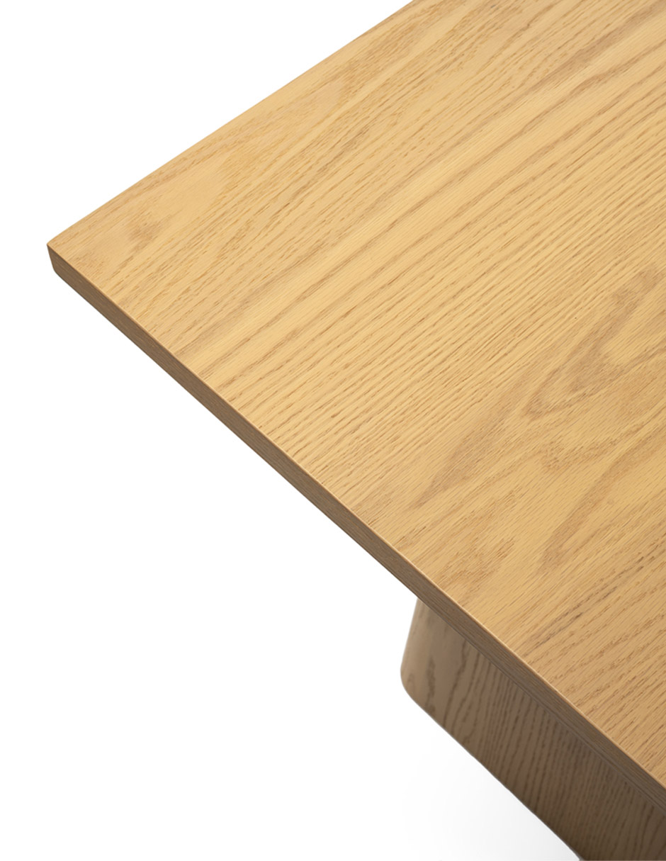 Consola Mara de madera encino