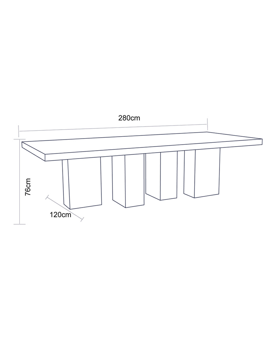 Mesa armable Cora Dupuis de madera encino