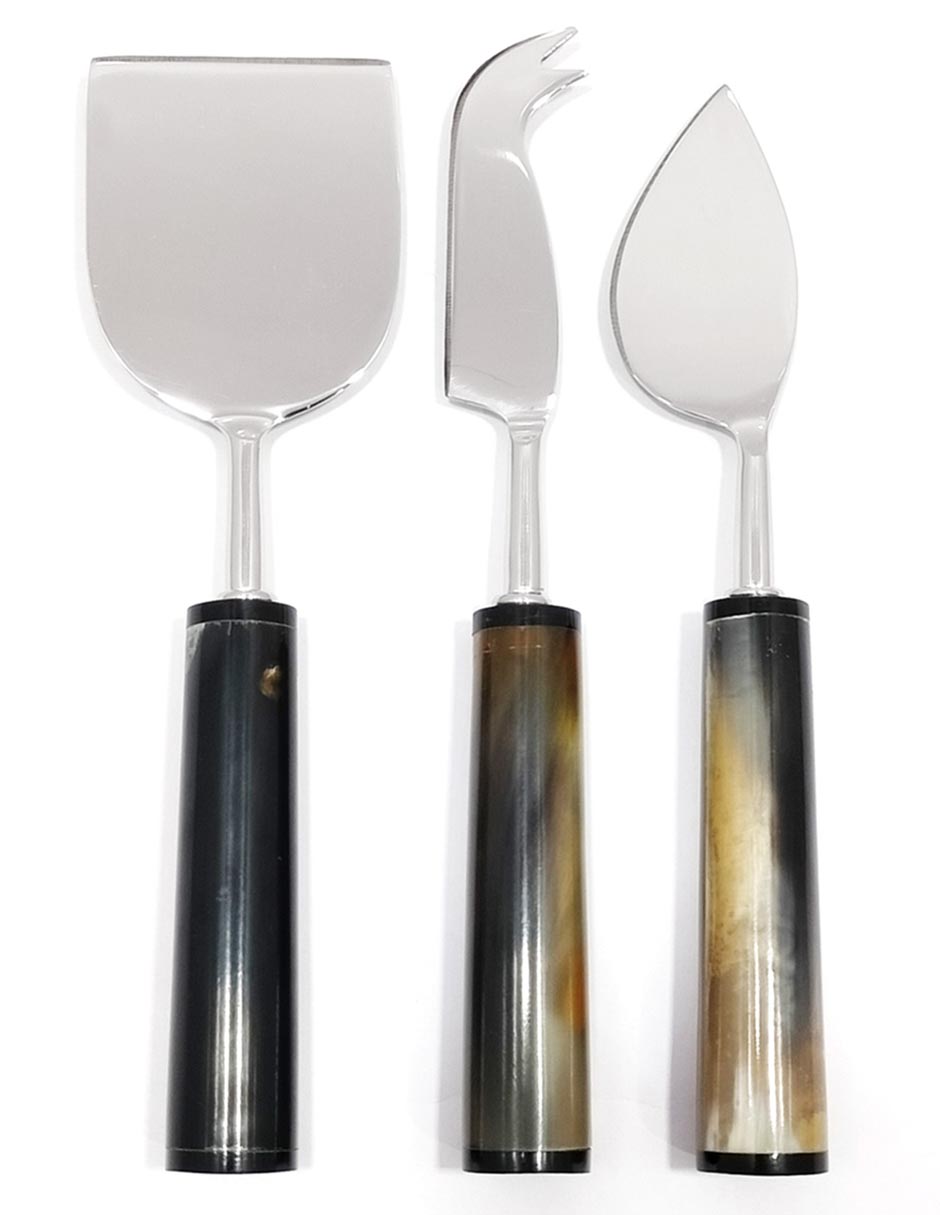 Set de cubiertos para queso de acero inoxidable 3 piezas
