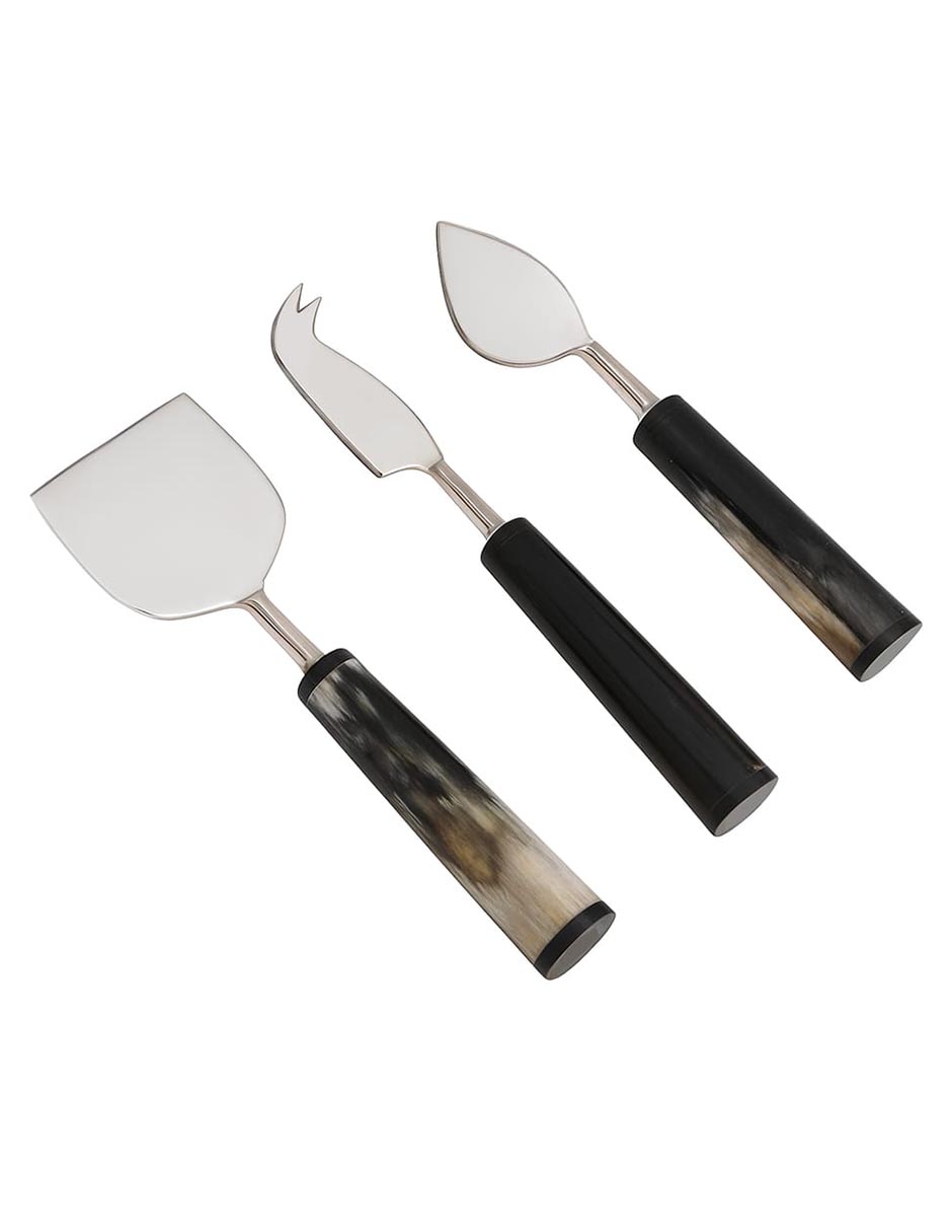 Set de cubiertos para queso de acero inoxidable 3 piezas