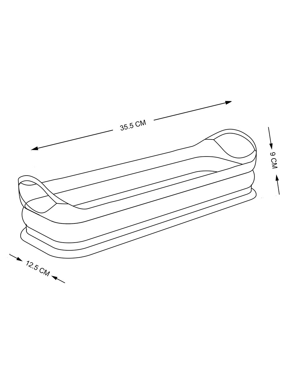 Charola de servicio de aluminio