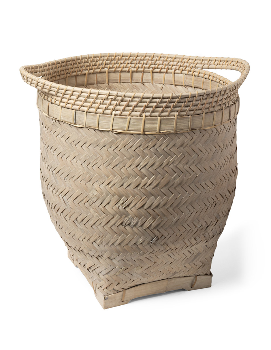 Cesto decorativo Maca de mimbre