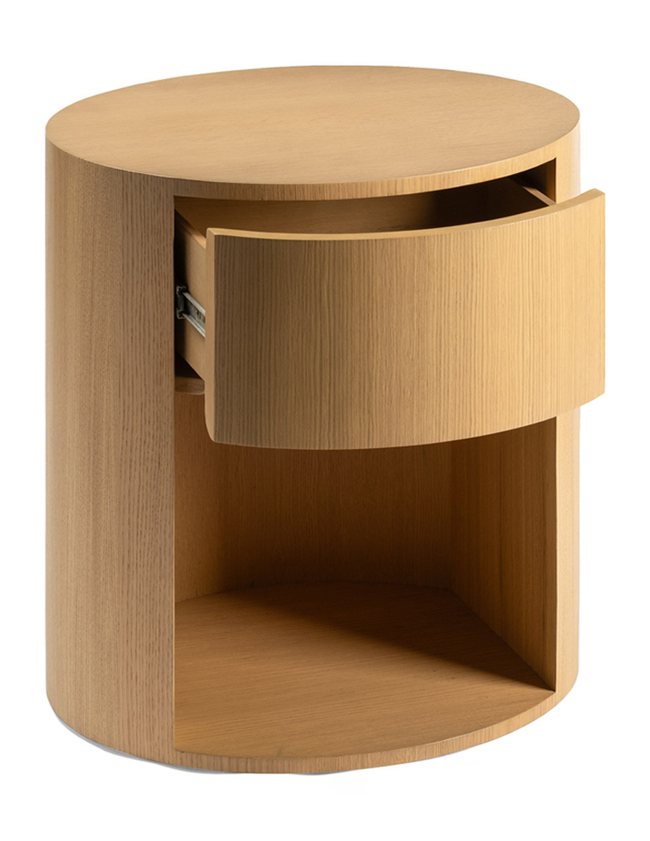 Buró Alpha de madera encino