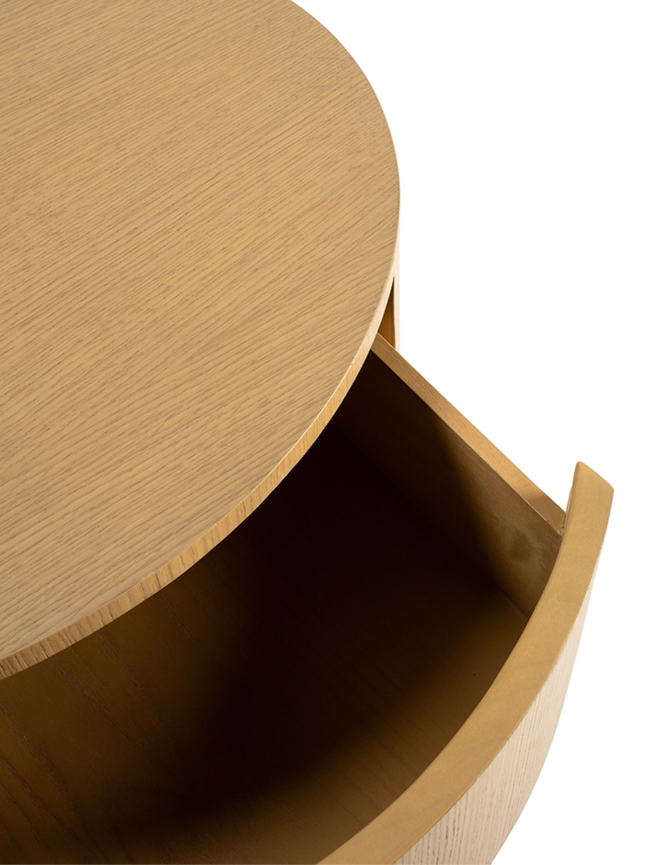 Buró Alpha de madera encino