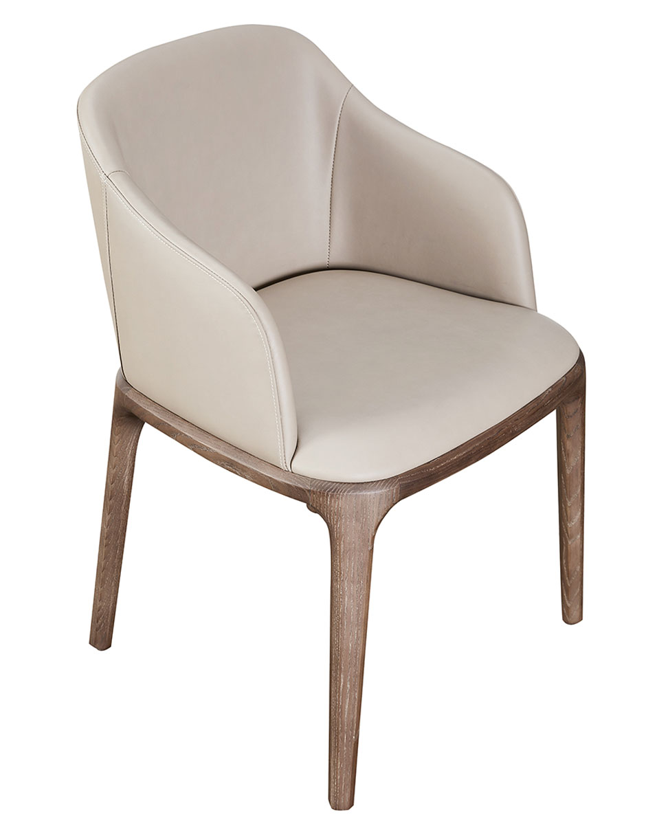 Silla Ady de piel