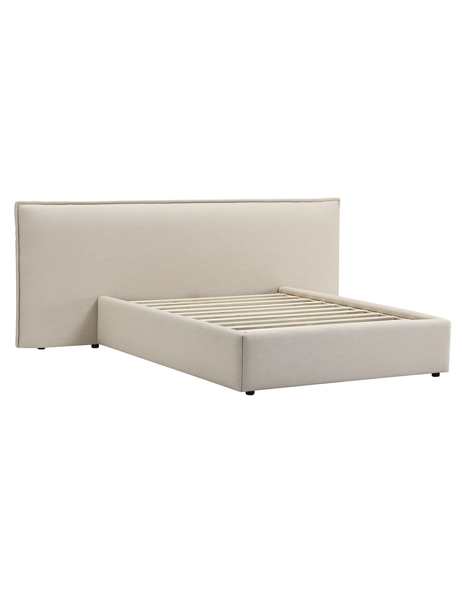 Cama Lorea de madera queen size