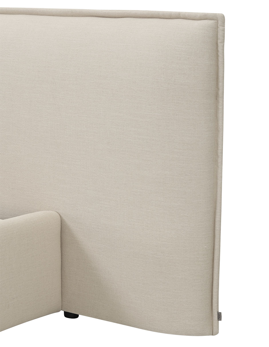 Cama Lorea de madera queen size