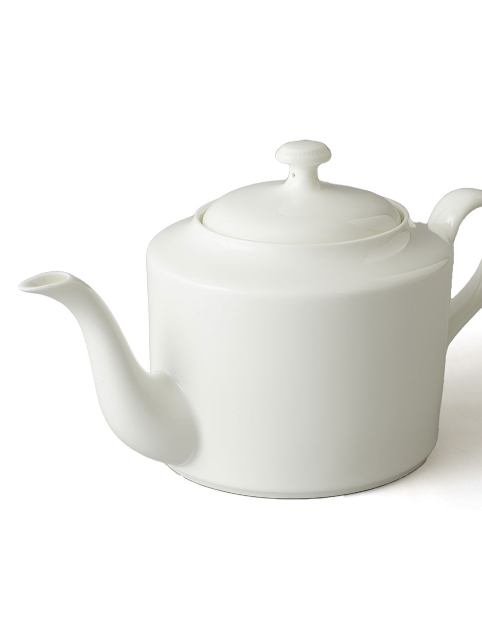 Tetera convencional de porcelana