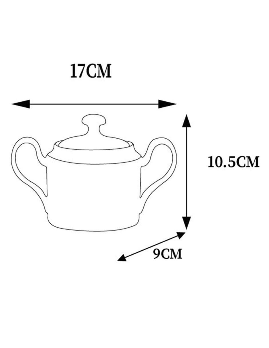 Azucarera Esencial de porcelana