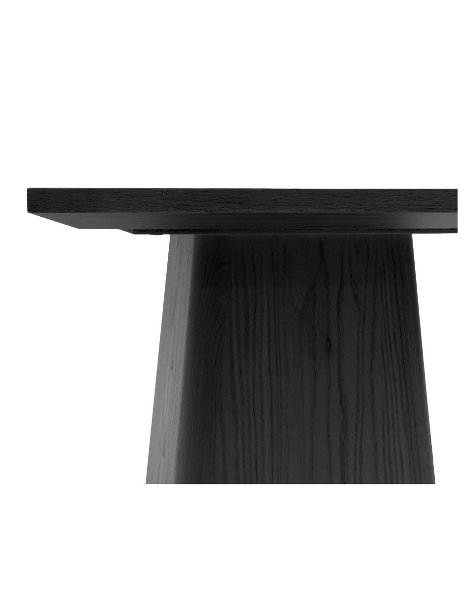 Mesa lateral Mara de madera encino