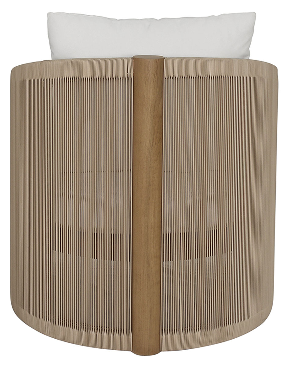 Sofá ocasional de madera