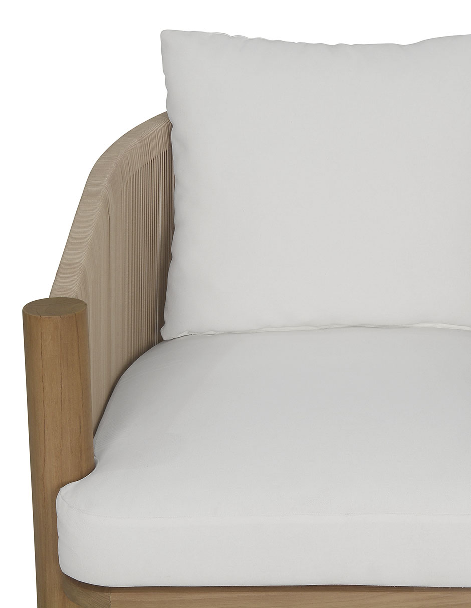 Sofá ocasional de madera