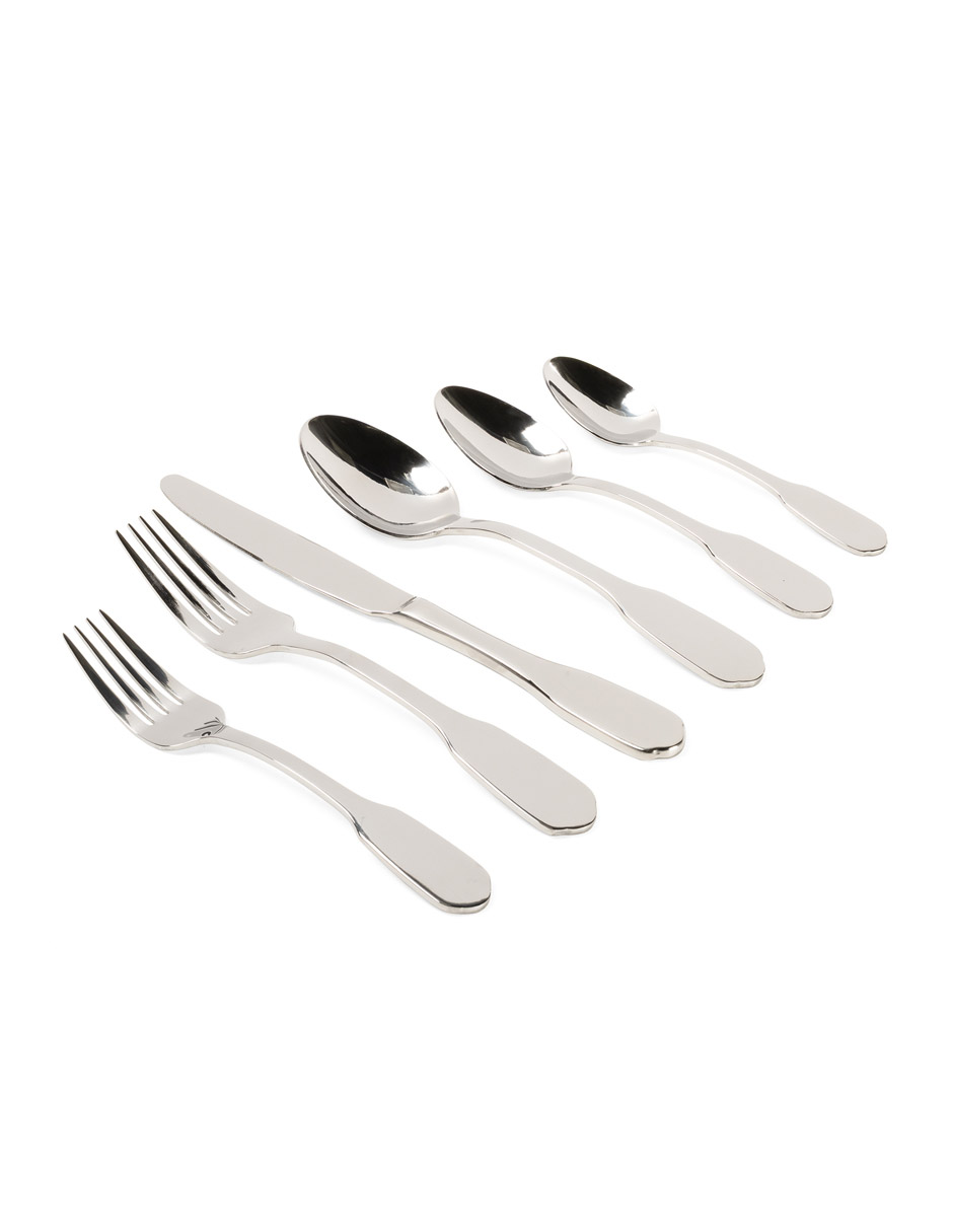 Set cubiertos Jenna de acero inoxidable 24 piezas 2