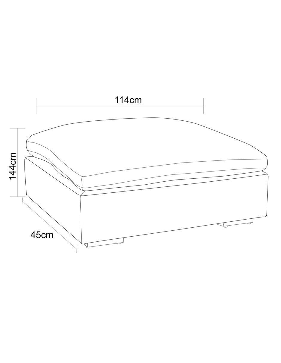 Taburete Fellini de lino 7