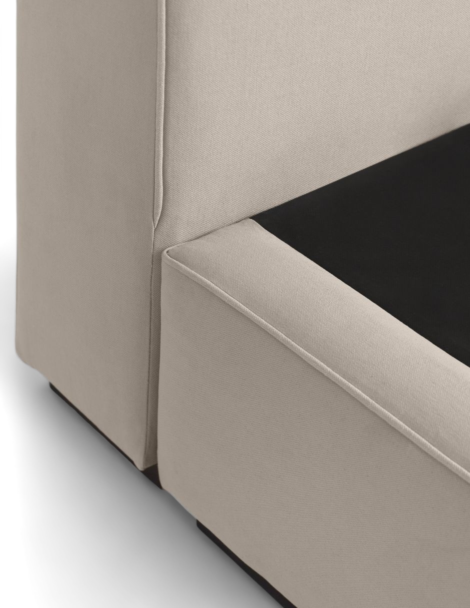 PAULA DUPUIS MADERA-TELA, MAT, BEIGE