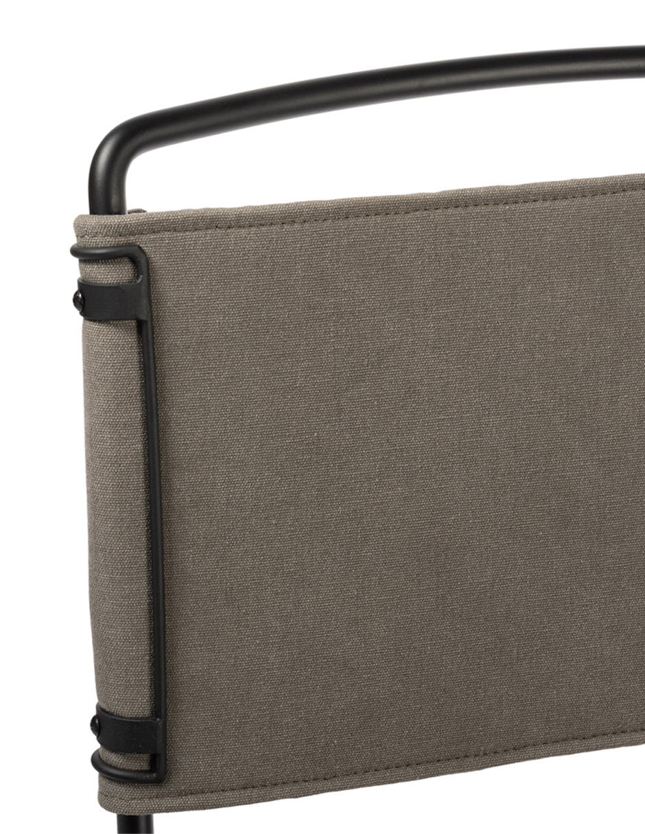 BANCO COCINA SPIKE DUPUIS METAL, GRIS