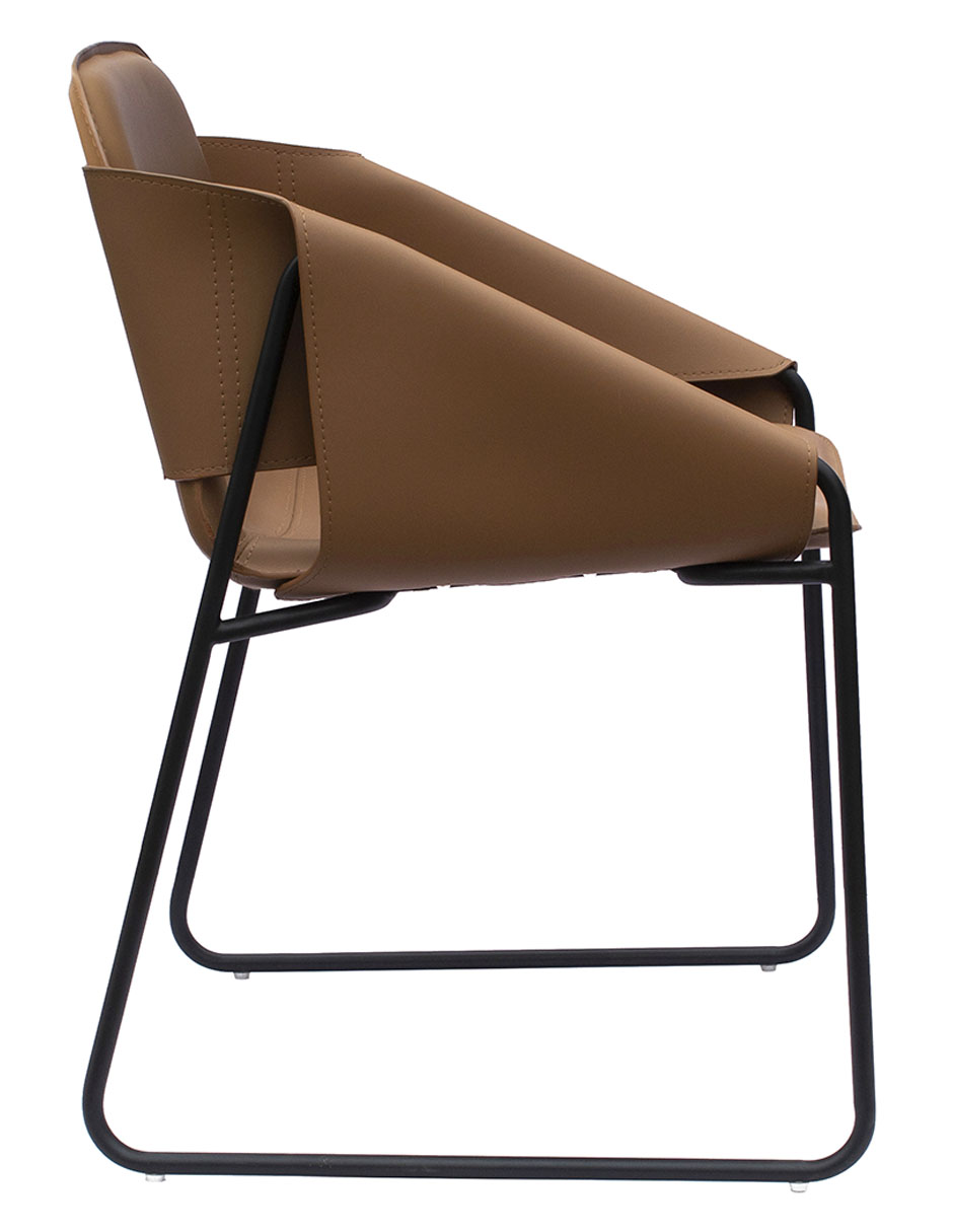 Silla Carlota de piel