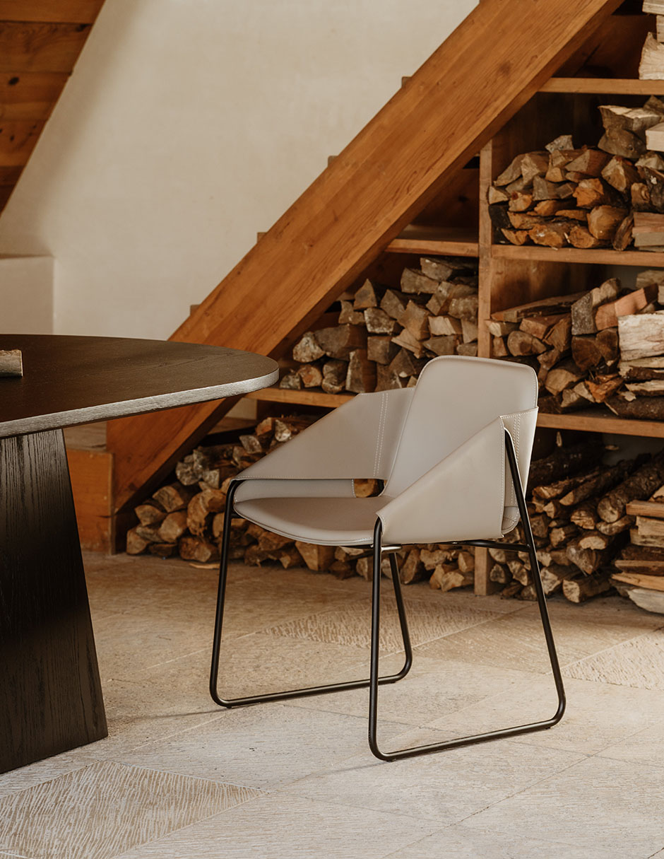 Silla Carlota de piel 5