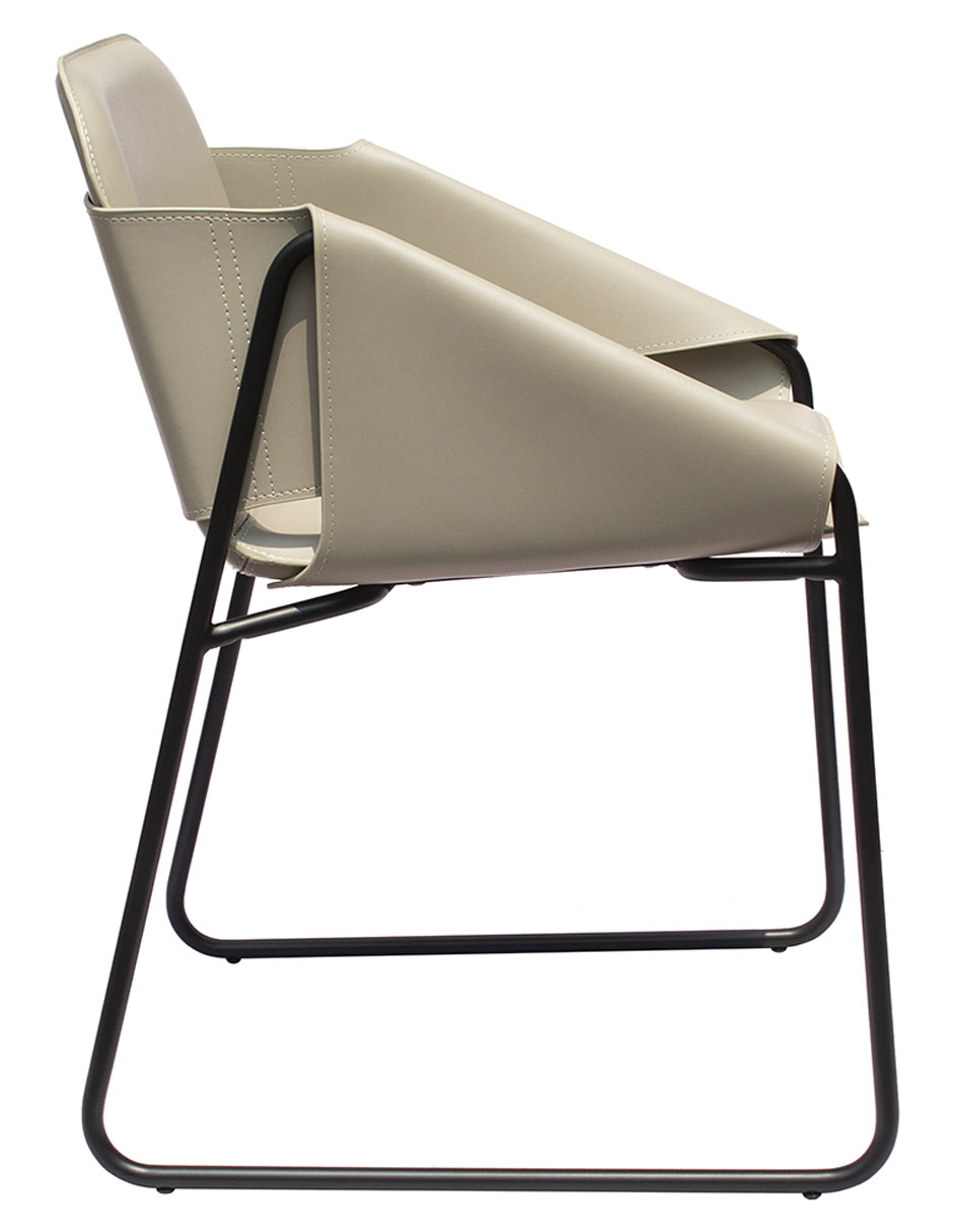 Silla Carlota de piel 3
