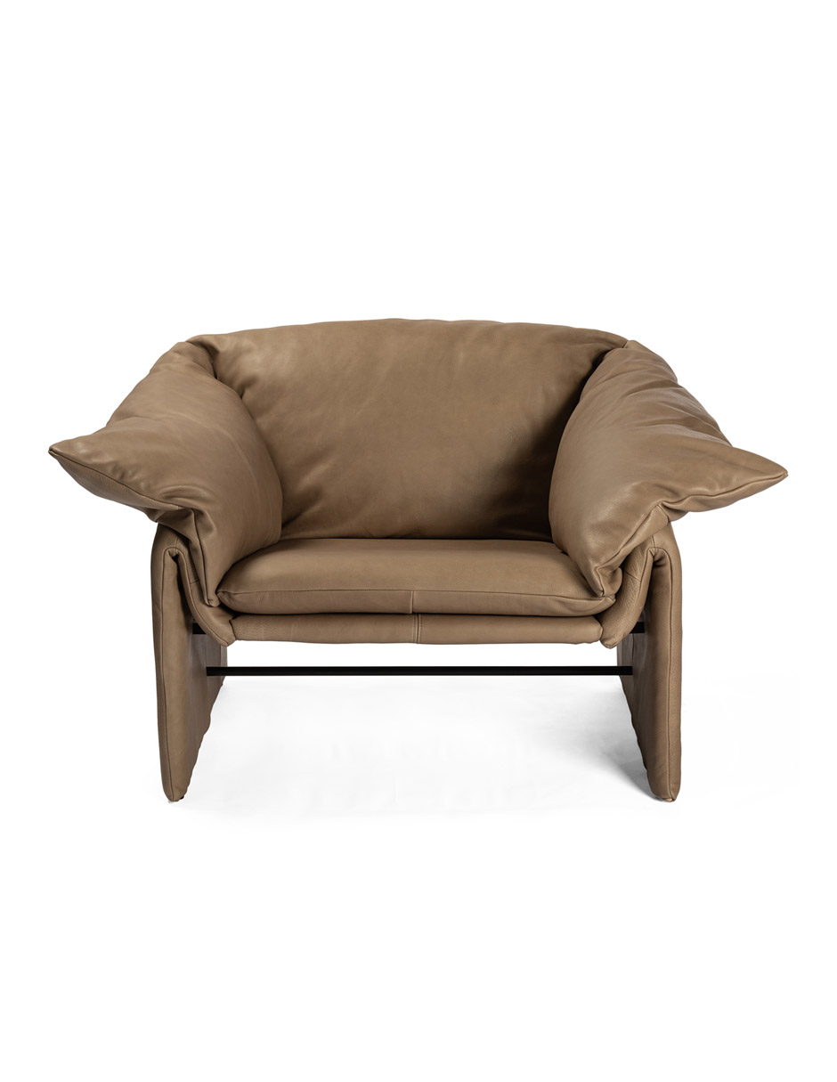Sillón Georgina de piel Sillón Georgina de piel