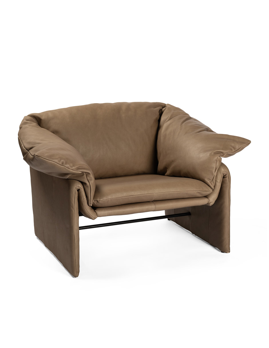 Sillón Georgina de piel 3