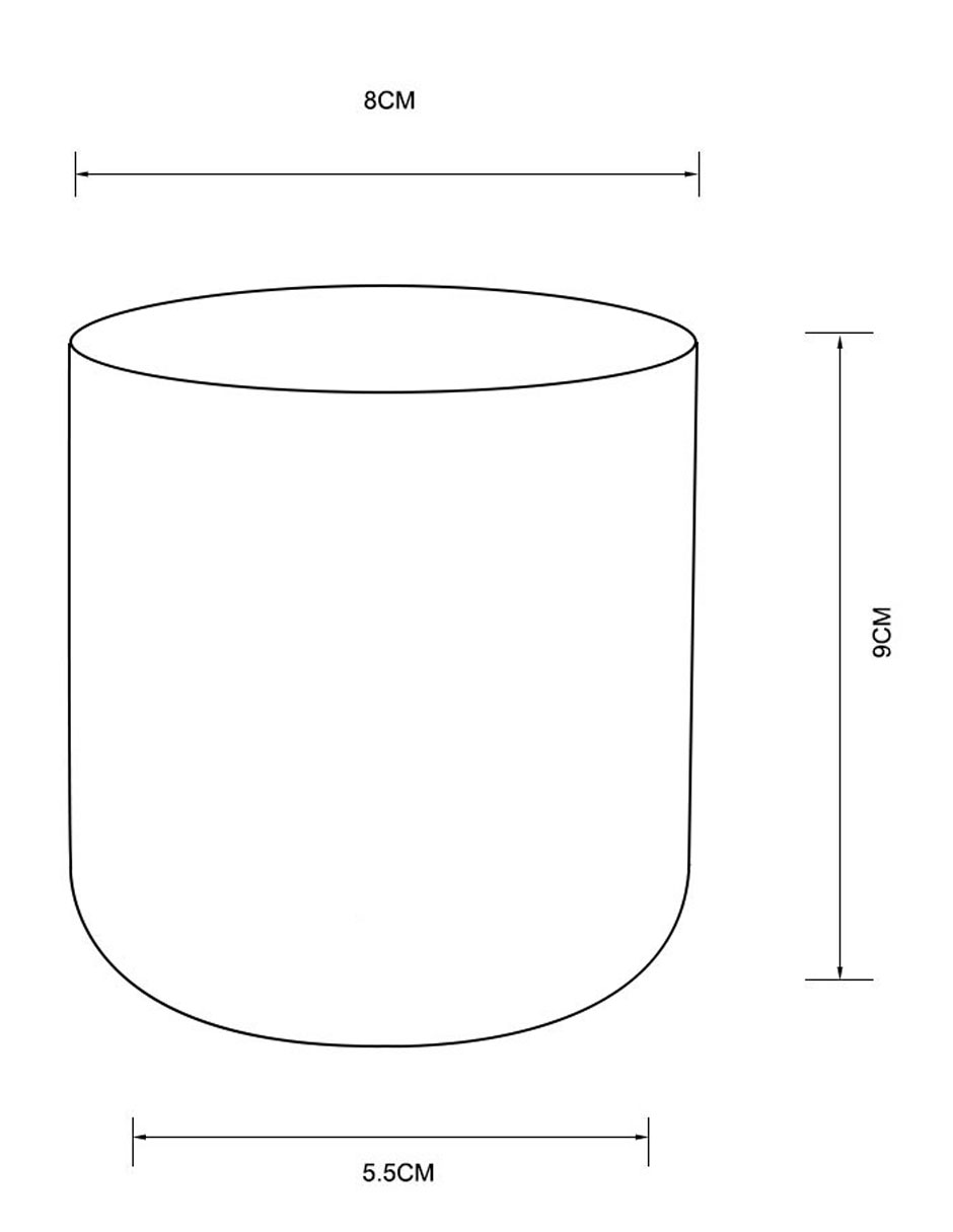 Vaso para agua Mila de vidrio 3