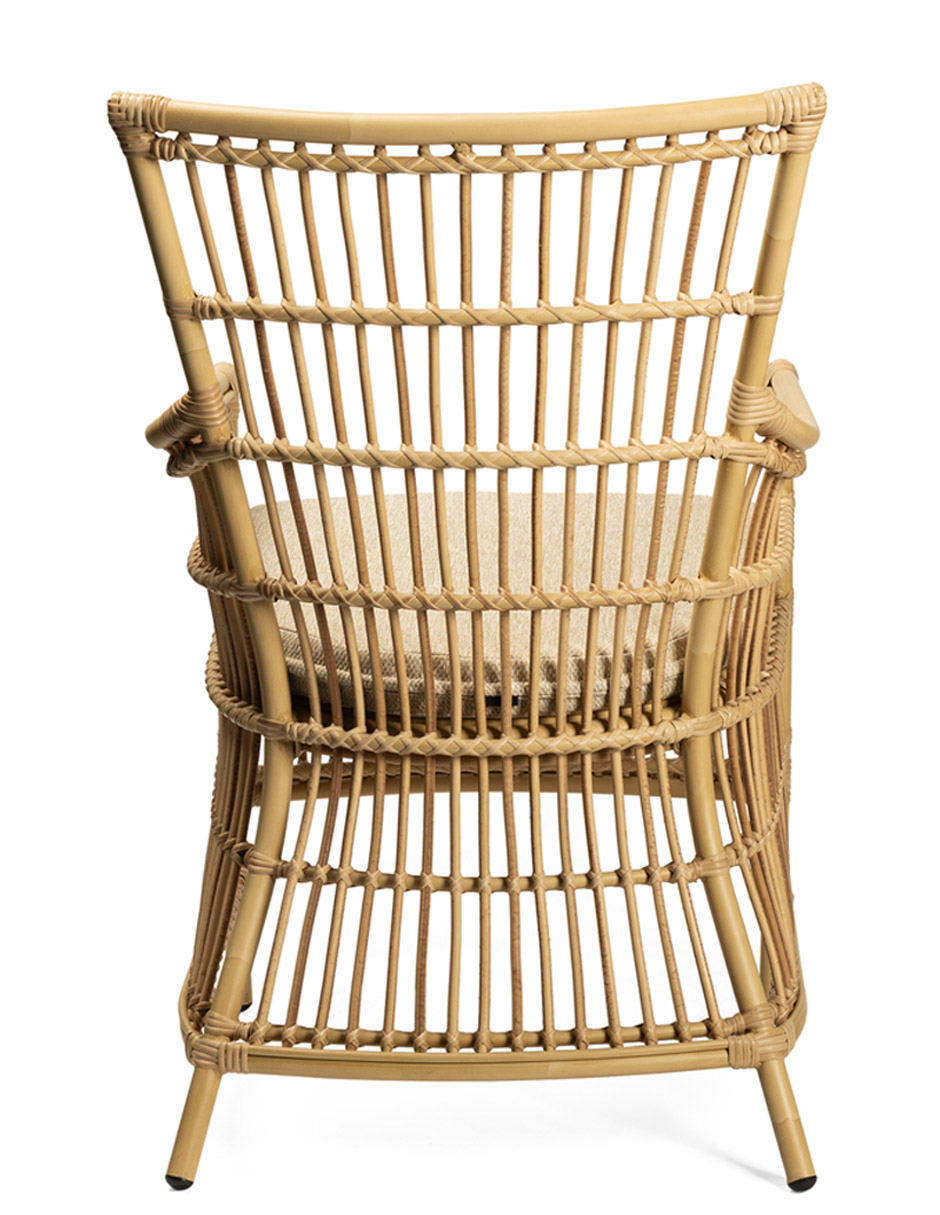 Silla Alexa de ratán natural 4
