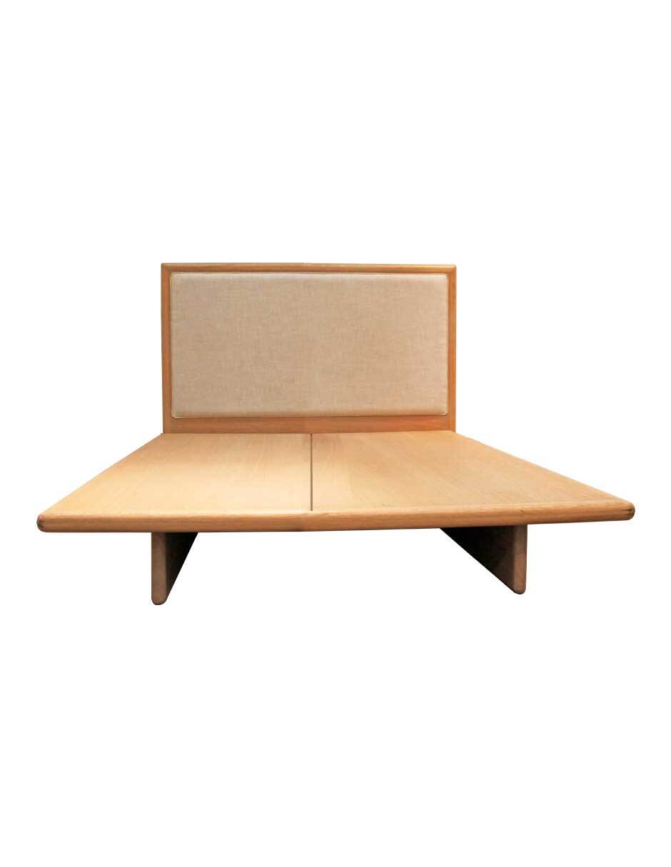 Cama Prehispánica de madera roble 1