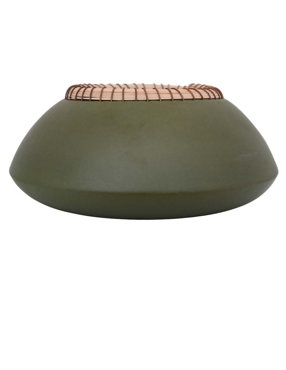 Bowl decorativo redondo Concavo de cerámica