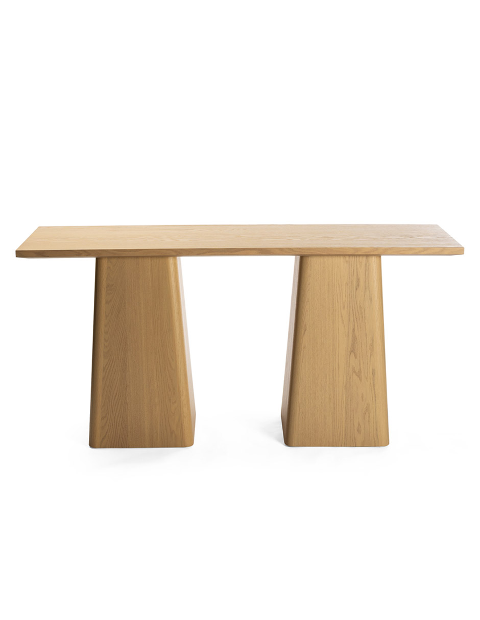 Consola Mara de madera encino