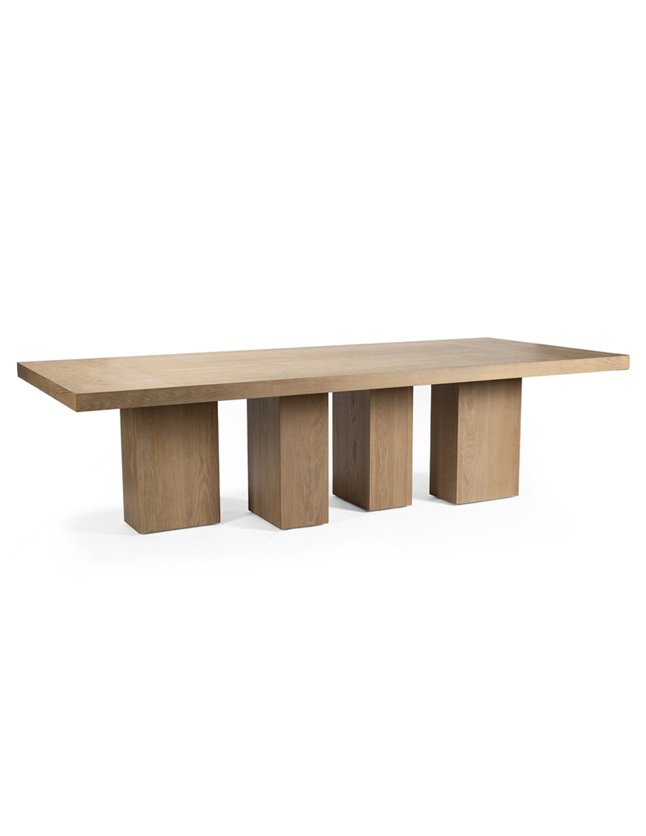 Mesa armable Cora de madera encino 3