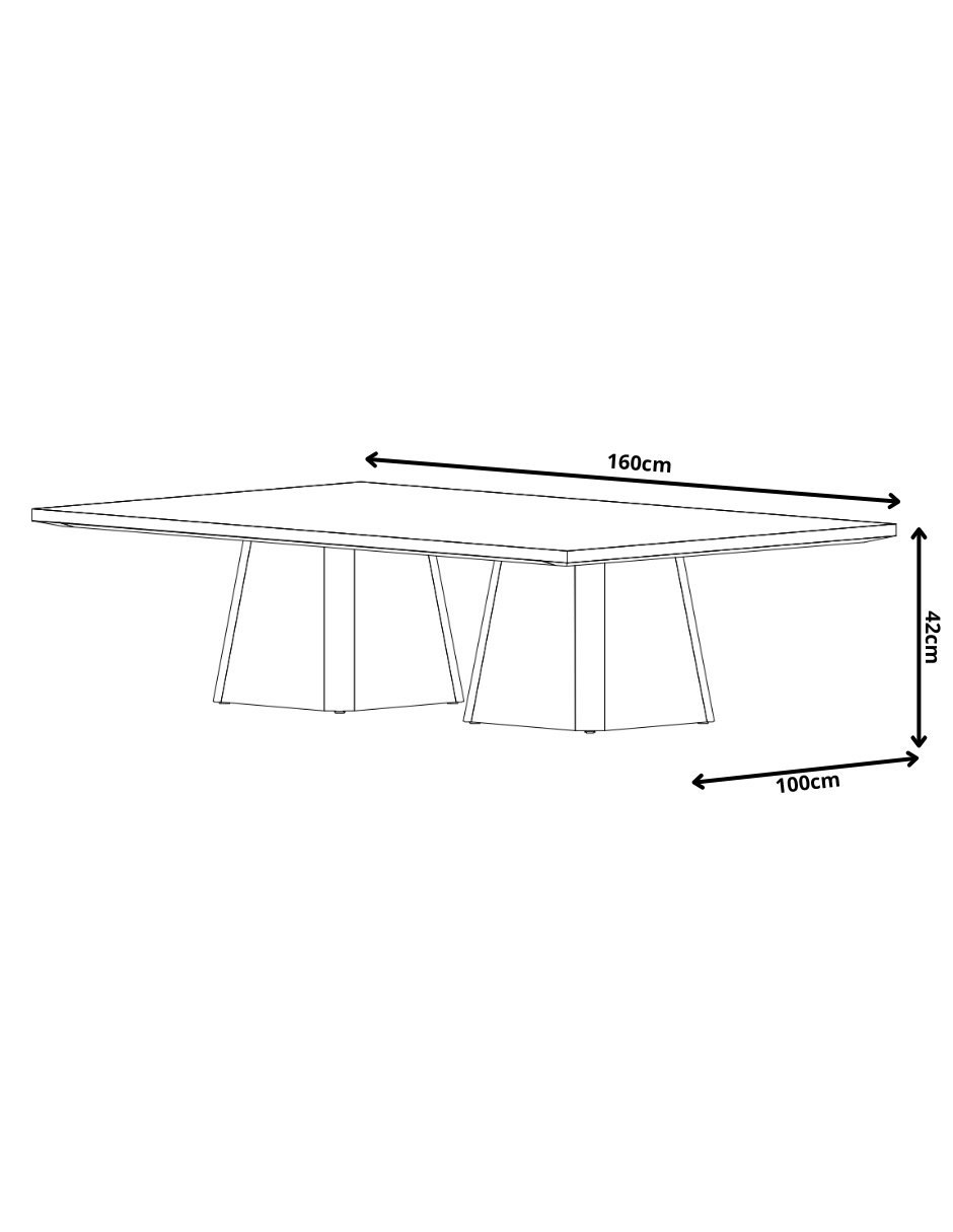 Mesa de centro Mara de madera encino 6