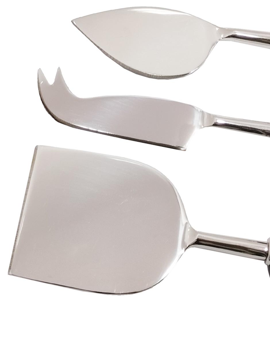 Set de cubiertos para queso de acero inoxidable 3 piezas 4